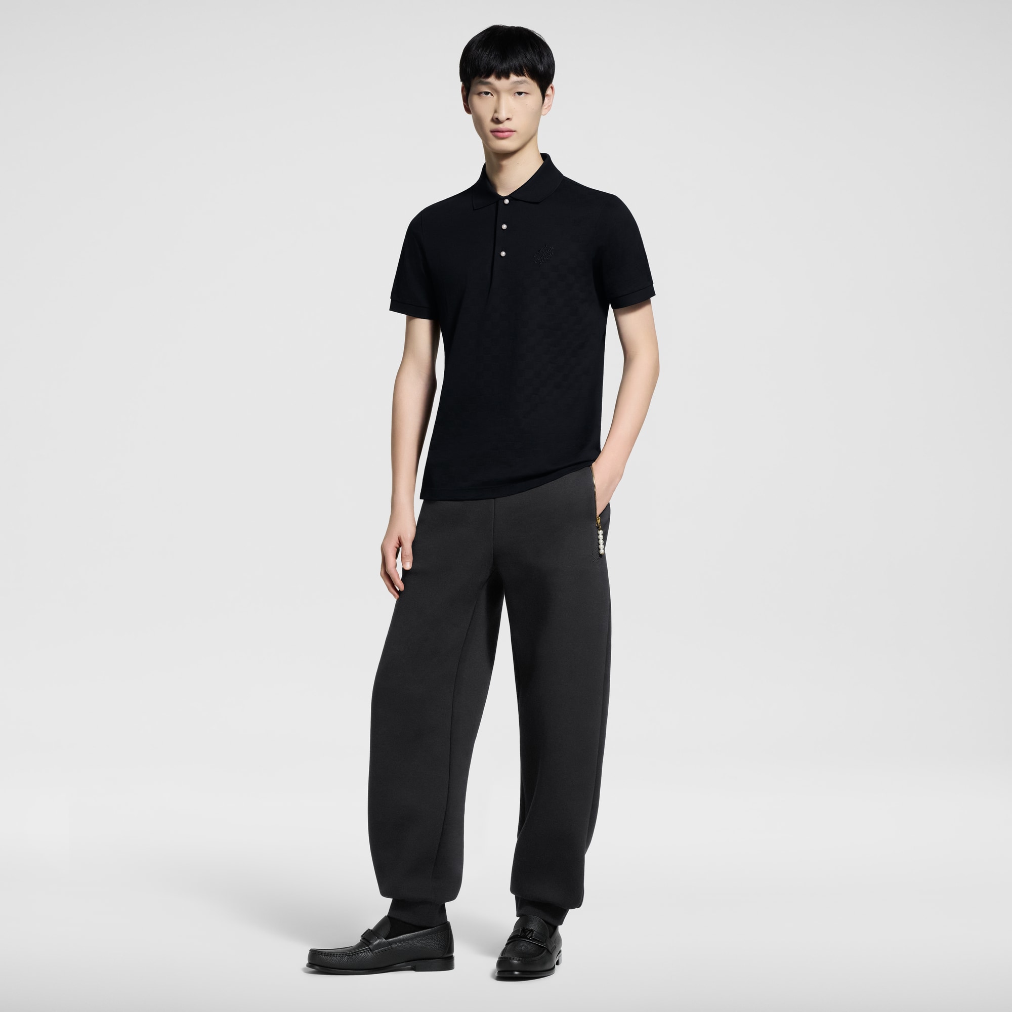 Damier Cotton Pique Polo - New - For Men | LOUIS VUITTON ®